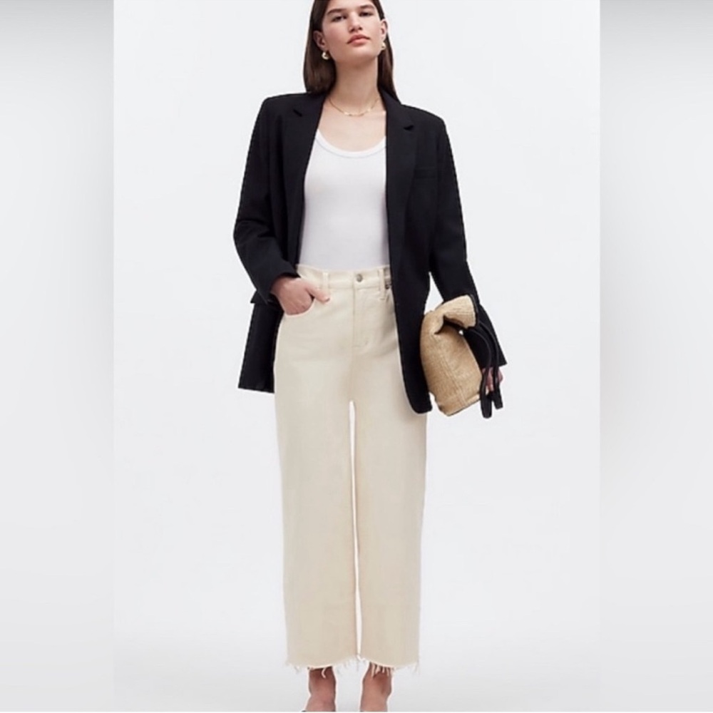 Madewell perfect vintage wide leg crop Wide-Leg Jeans